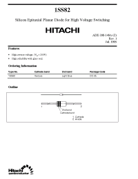 Datasheet 1SS82 manufacturer Hitachi