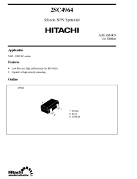 Datasheet 2SC4964 manufacturer Hitachi