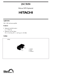 Datasheet 2SC5050 manufacturer Hitachi