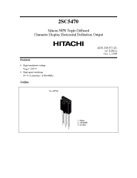Datasheet 2SC5470 manufacturer Hitachi