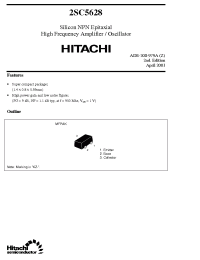 Datasheet 2SC5628 manufacturer Hitachi