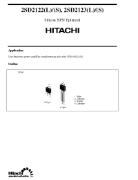 Datasheet 2SD2122S manufacturer Hitachi
