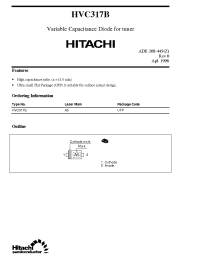 Datasheet 317B manufacturer Hitachi