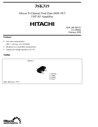 Datasheet 74HC155 manufacturer Hitachi