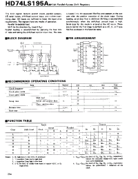 Datasheet 74LS195 manufacturer Hitachi