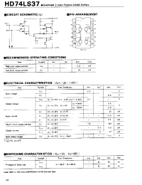 Datasheet 74LS37 manufacturer Hitachi