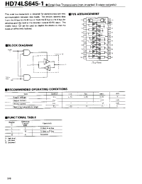 Datasheet 74LS645 manufacturer Hitachi