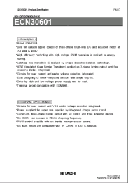 Datasheet ECN30601 manufacturer Hitachi