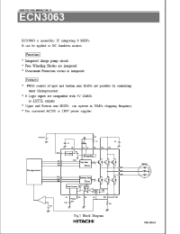 Datasheet ECN3063 manufacturer Hitachi