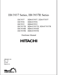 Datasheet H83937R manufacturer Hitachi