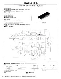 Datasheet HA11412 manufacturer Hitachi