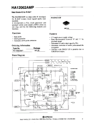 Datasheet HA12062AMP manufacturer Hitachi