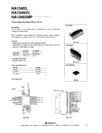 Datasheet HA13403 manufacturer Hitachi