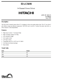 Datasheet HA13408 manufacturer Hitachi