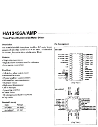 Datasheet HA13456AMP manufacturer Hitachi