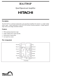 Datasheet HA17301P manufacturer Hitachi