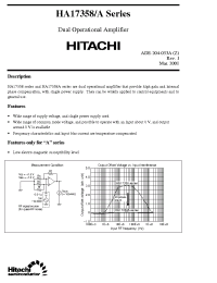 Datasheet HA17358A manufacturer Hitachi
