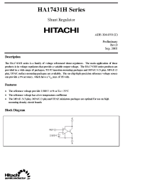 Datasheet HA17431HLP manufacturer Hitachi