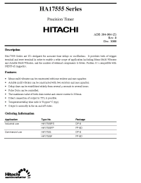 Datasheet HA17555 manufacturer Hitachi