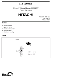 Datasheet HAT1036R manufacturer Hitachi
