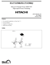 Datasheet HAT1038RJ manufacturer Hitachi