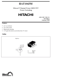 Datasheet HAT1043 manufacturer Hitachi