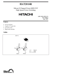 Datasheet HAT2016R manufacturer Hitachi