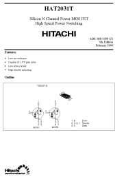 Datasheet HAT2031T manufacturer Hitachi