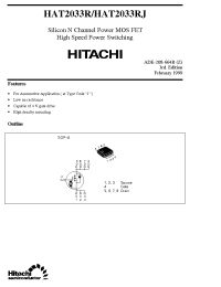 Datasheet HAT2033R manufacturer Hitachi