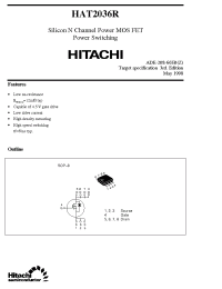 Datasheet HAT2036R manufacturer Hitachi