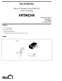 Datasheet HAT2054M manufacturer Hitachi