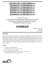 Datasheet HB2881000A6 manufacturer Hitachi
