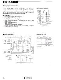Datasheet HD14516 manufacturer Hitachi
