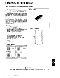 Datasheet HD6850P manufacturer Hitachi