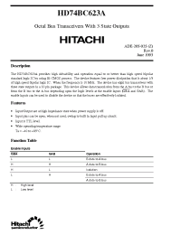 Datasheet HD74BC623A manufacturer Hitachi