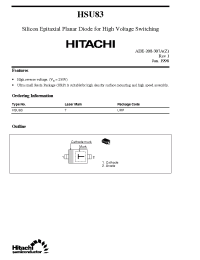 Datasheet HSU83 manufacturer Hitachi