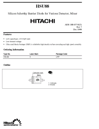 Datasheet HSU88 manufacturer Hitachi