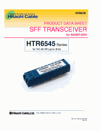 Datasheet HTR6545 manufacturer Hitachi