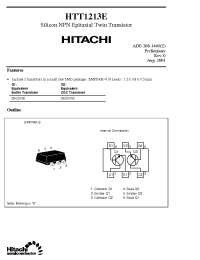 Datasheet HTT1213E manufacturer Hitachi