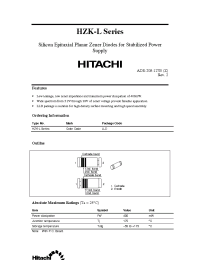 Datasheet HZK11CL manufacturer Hitachi