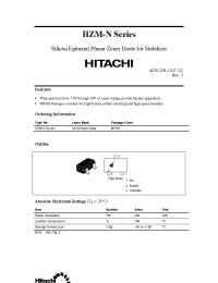 Datasheet HZM16N manufacturer Hitachi