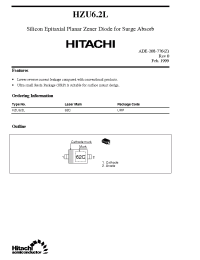 Datasheet HZU6.2L manufacturer Hitachi