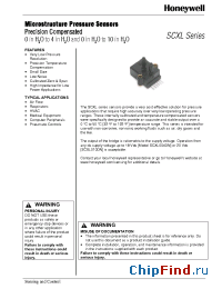 Datasheet SCXL010DN manufacturer Honeywell