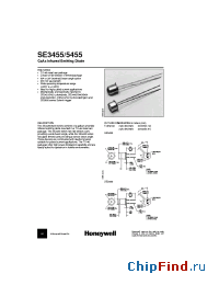 Datasheet SE5455 manufacturer Honeywell