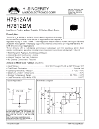 Datasheet H7812AM manufacturer Hi-Sincerity