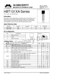 Datasheet HBT131XA manufacturer Hi-Sincerity