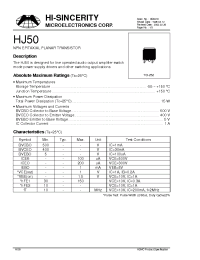 Datasheet HM42 manufacturer Hi-Sincerity