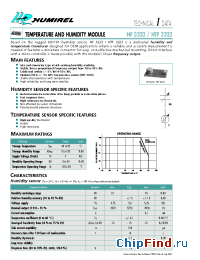 Datasheet HTF3223 manufacturer Humirel