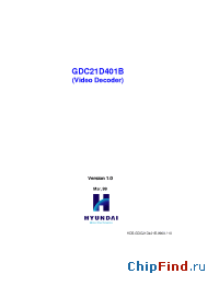 Datasheet GDC21D401B manufacturer Hynix