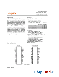 Datasheet GM71V18163C manufacturer Hynix